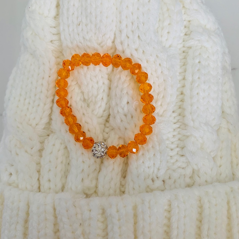 Orange bracelet